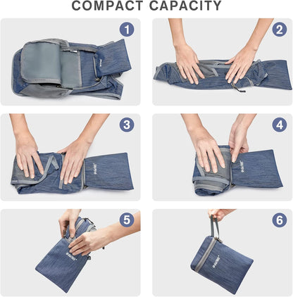 G4Free 10L/15L Hiking Backpack Lightweight Packable Hiking Daypack Small Travel Outdoor Foldable Shoulder Bag