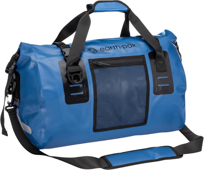Earth Pak Waterproof Duffel Bag - Heavy Duty Motorcycle Dry Bag with Large Storage Space Perfect for Traveling, Camping, Kayaking, Fishing & Canoeing Bag 50L/70L/90L/120L Sizes