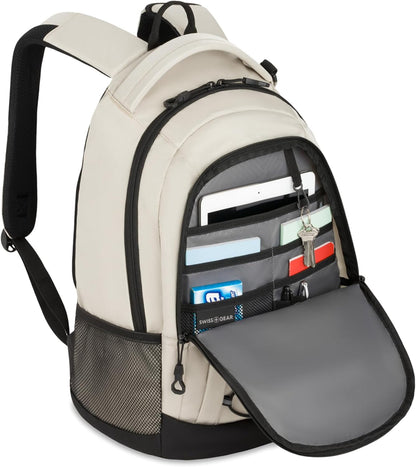 SwissGear 1186 Bungee Backpack, Black/Gold, 17-Inch