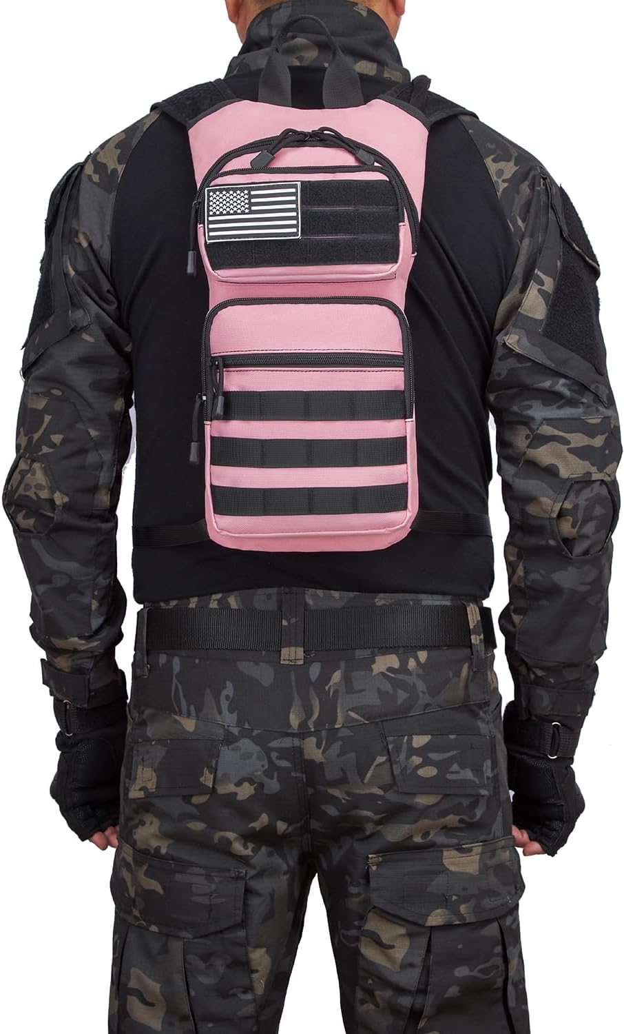 ATBP Insulated Hydration Pack Hiking Water Backpack Running Vest with 3L TPU Bladder Bag for Marathon Cycling Men