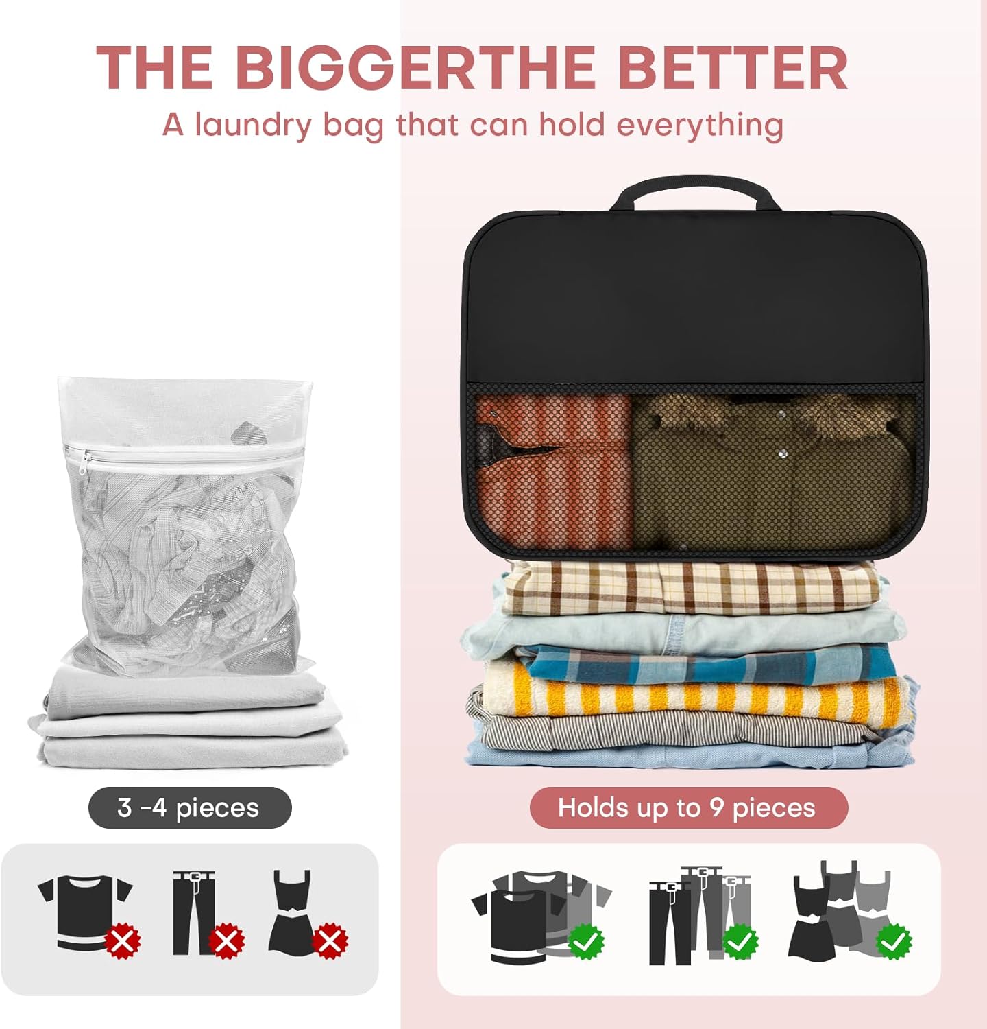 8 PCS Compression Packing Cubes for Travel Women, Compression Organizer for Luggage Space Saving Travel Essentials and Carry on, Luggage Organizer Bags for Suitcase - Black