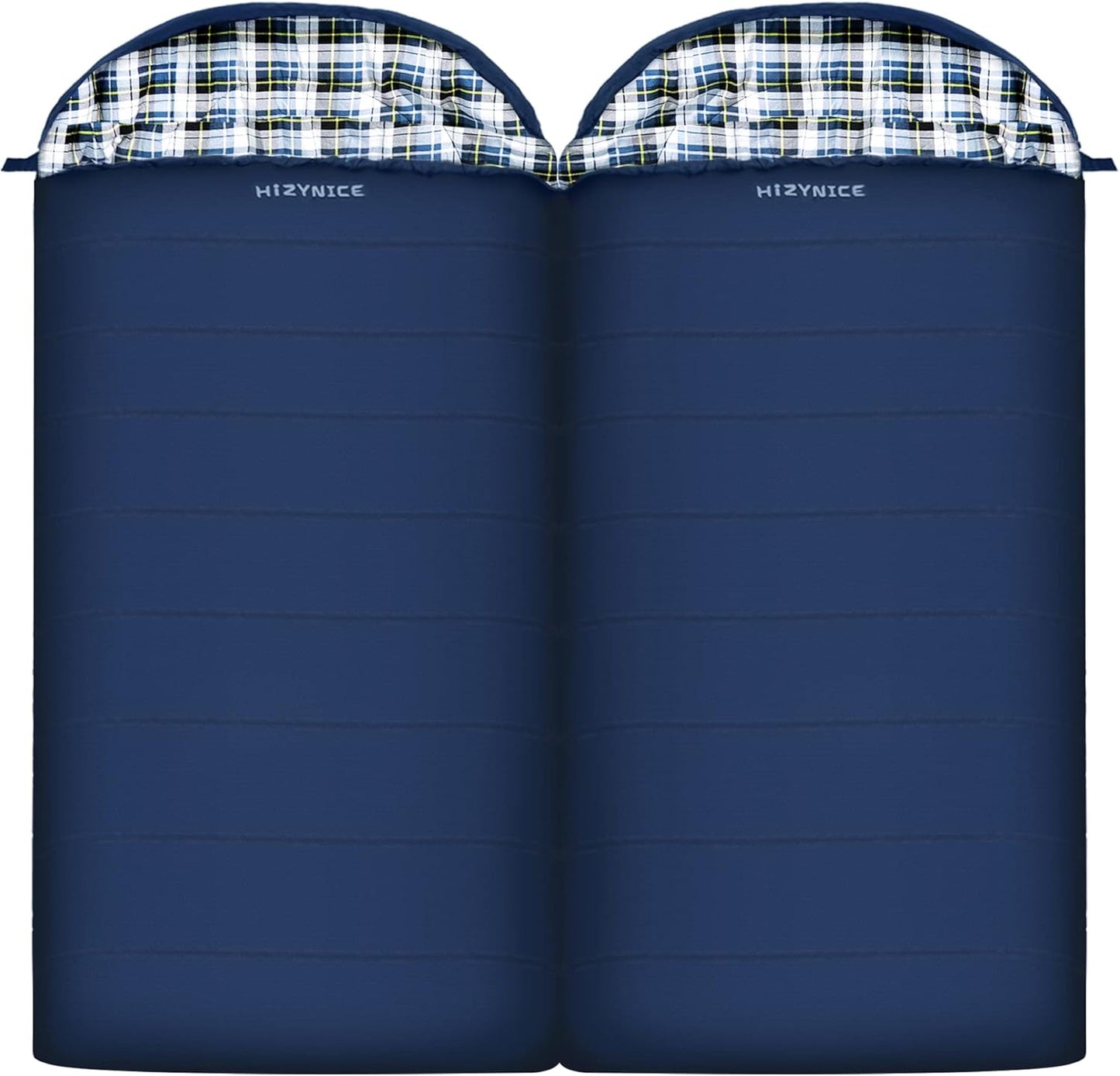 0 Degree Sleeping Bag 100% Cotton Flannel XXL for Adults Big and Tall Cold Weather Winter Zero Degree Camping,Free Compression Sack