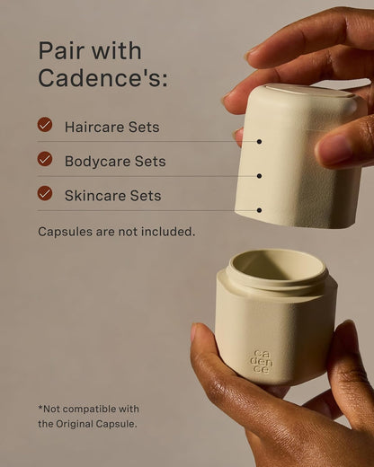 Cadence Extender - Add On to Any Flex Magnetic Containers with Lids,Extension to Travel Bottles for Toiletries - Carry On Travel Essentials For Women/Men - Adds Additional 1.43 fl oz - 3pk, Petal
