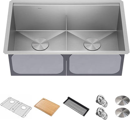 KRAUS Kore Workstation 30-inch Undermount 16 Gauge Stainless Steel Kitchen Sink by KRAUS