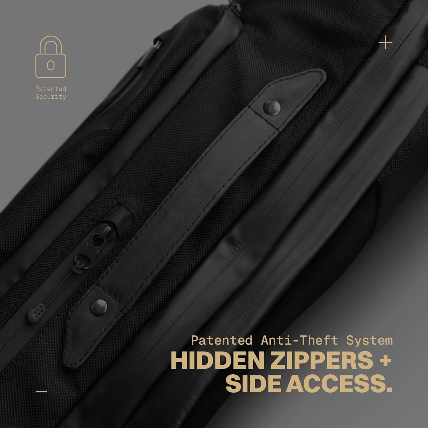 The Frenchie Co. - Work/Travel Speed Backpack - Expandable 23–30 liters - Laptop compartment with anti-theft magnetic closure - Ballistic nylon durable commuter pack