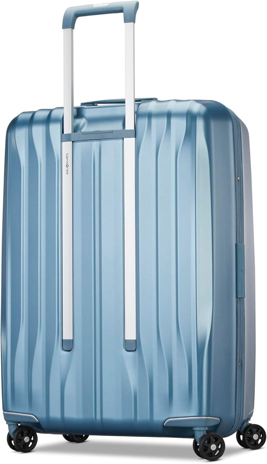 Samsonite UpLIFT Large Checked Hardside Luggage with Spinner Wheels - Airline-Approved, TSA Lock, Adjustable Handle System - Polycarbonate Hard Suitcase for Ultra Lightweight Travel - Elemental Blue