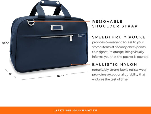 Briggs & Riley Travel Duffel Bag - Weekender & Overnight Luggage for Women & Men, Softside Bag