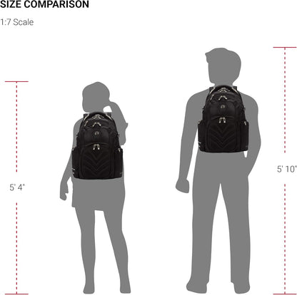 SwissGear 5709 Scansmart Backpack, Black, Large