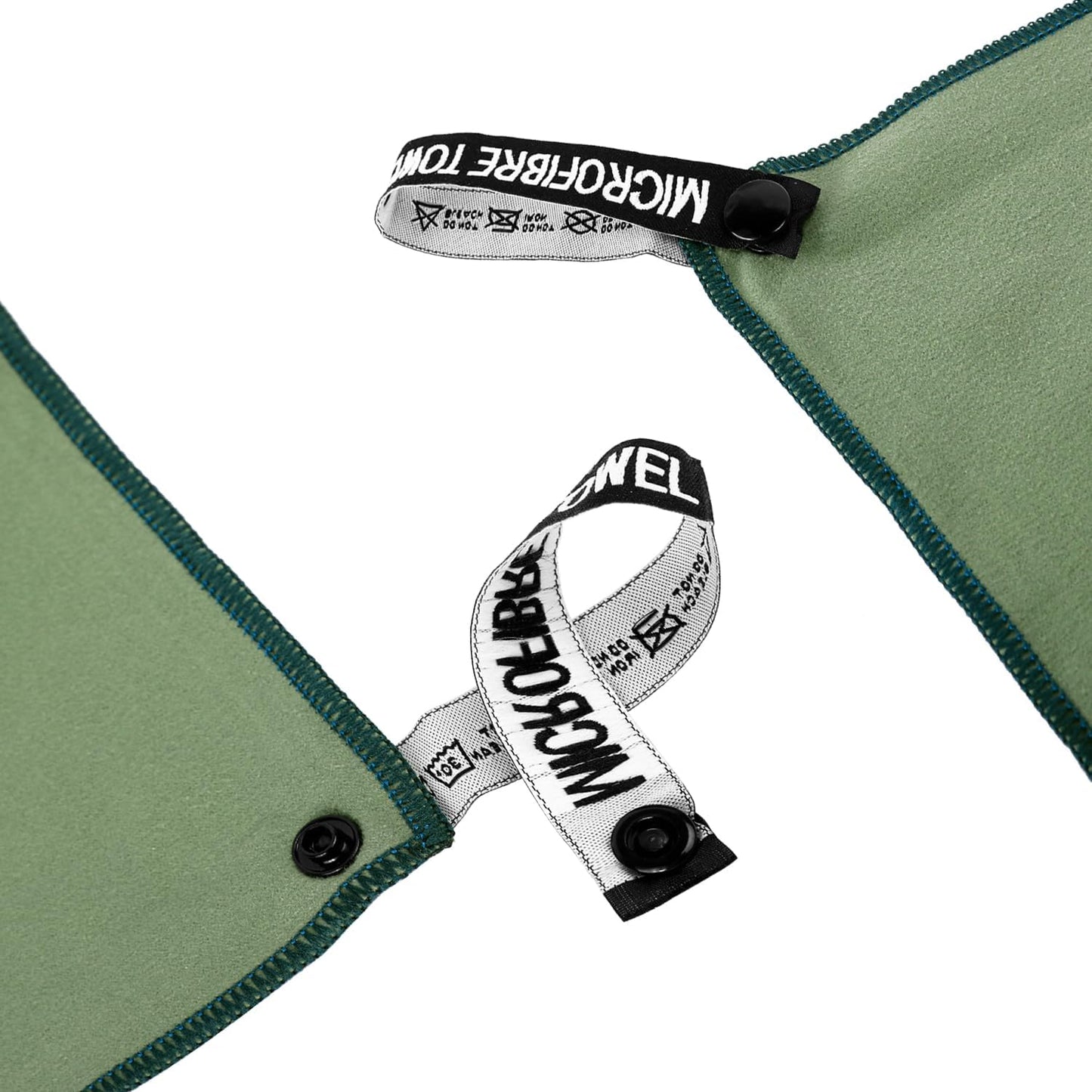 Microfiber Travel Towel, Soft Lightweight Quick Dry Towel, Super Absorbent Compact Travel & Sports & Beach Towels for Camping, Backpack, Gym, Swimming, Yoga, Hiking (L:24"×48" -Sage Green)