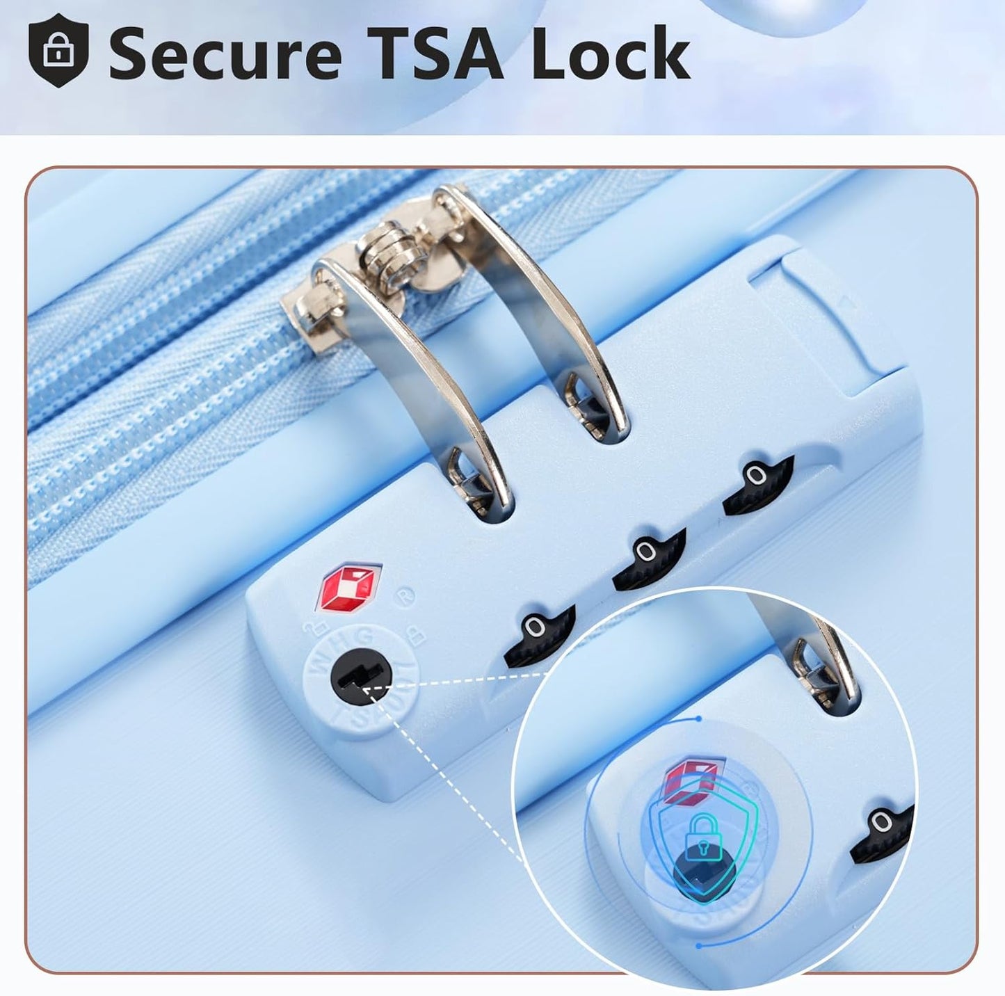 Merax 24 Inch Expandable Checked Luggage, Hardshell ABS Medium Suitcase with Spinner Wheels, TSA Lock, Lightweight Travel Suitcase for Long Trips and Vacations