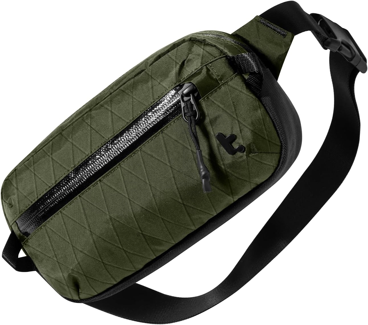 tomtoc 1.5L X-Pac Sling Bag with RFID Blocking, Crossbody Bag Minimalist Chest Shoulder Pack for Men/Women, Water-resistant Lightweight Casual Funny Pack for Travel, Daily Commute