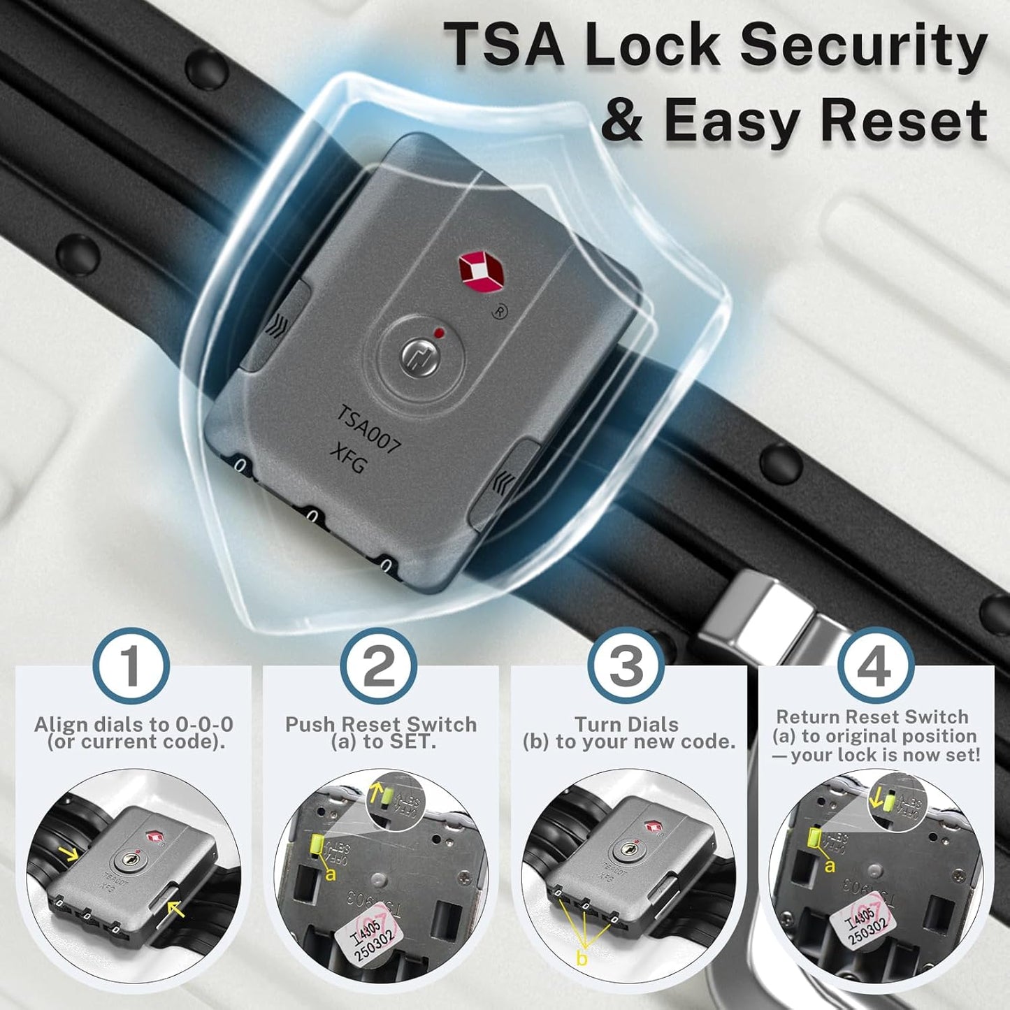 Krute Luggage 24 Inch Aluminum Frame Zipperless Suitcase with Spinner Wheels Checked Luggage PC+ABS Lightweight Hardshell