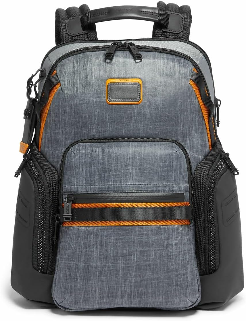 TUMI - Alpha Bravo Navigation Backpack - Everyday Travel Backpack - Fits Up to 15" Laptop - 16.0" X 14.0" X 7.3" - Steel