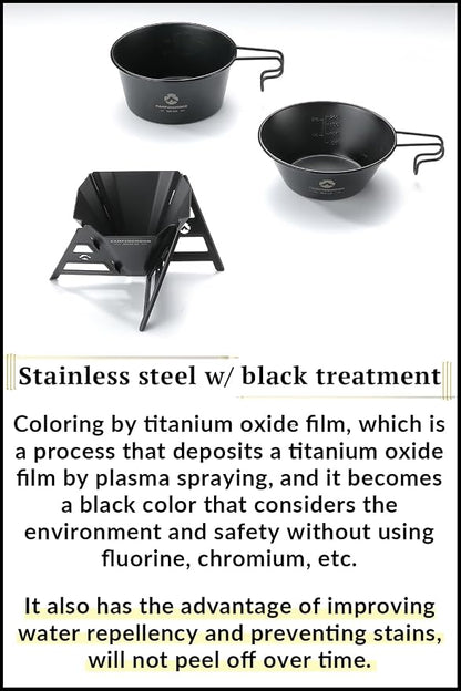 CAMPINGMOON Collapsible Coffee Dripper Pour Over Camping Outdoor 304 Stainless - Image 6