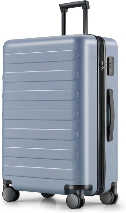 Carry on Luggage 22 X 14 X 9 Airline Approved, 20 Inch Luggage for 3-5 Days Travel, Double Spinner Wheels, 100% Hardshell PC, TSA Lock (03-Shadow (Basic), Checked 26-Inch)