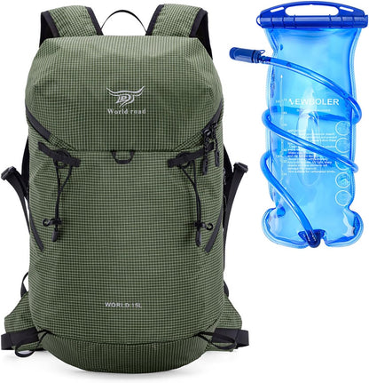 15L Hydration Backpack with 2L Water Bladder Water Backpack for Women, , Lightweight & Comfortable Running Vest for Running, Hiking, Cycling, Climbing, Camping, Biking,Rave