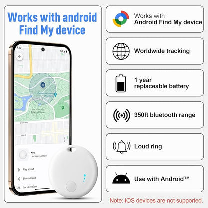 Bluetooth Tracker for Android, 2 Pack Item Finder Work - Image 5