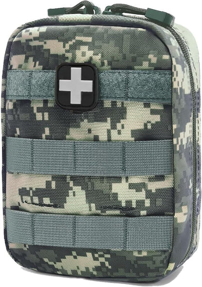 Carlebben EMT MOLLE Ifak Pouch Tactical MOLLE Medical First Aid Kit Utility Pouch ACU Camouflage