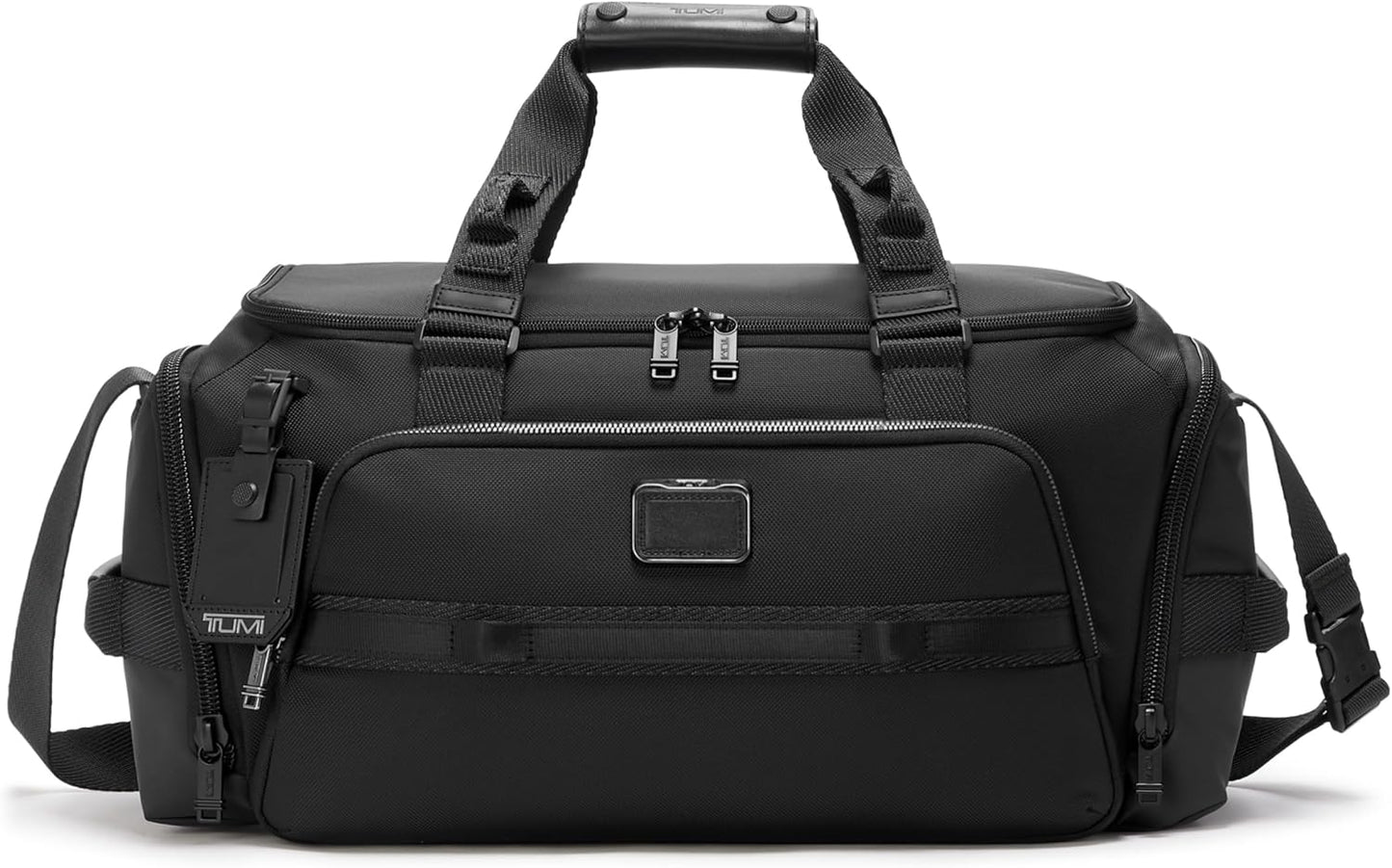 TUMI - Alpha Bravo Mason Duffel - Men's Weekender, Gym and Overnight Travel Bag - Fits Up To 15" Laptop - 11.0" X 19.5" X 10.3" - Black