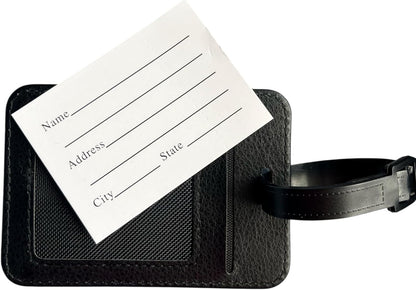 Decorative Luggage Tags with Watercolor Cat Design, Set of 2