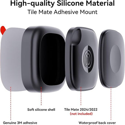 2 Pack for Tile Life360 Mate 2024/2022 Bluetooth Tracker Adhesive Mount - Image 4