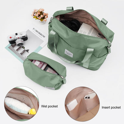 LONG VACATION 6 Piece ABS+PC Hardshell Luggage Set with Spinner Wheels, Lightweight suitcase set with TSA Lock & YKK Zipper