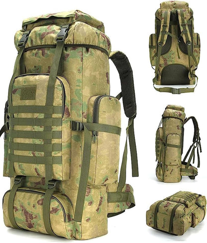 King'sGuard 70L Camping Hiking Backpack Tactical Backpack Military Molle Rucksack Backpack for Outdoor