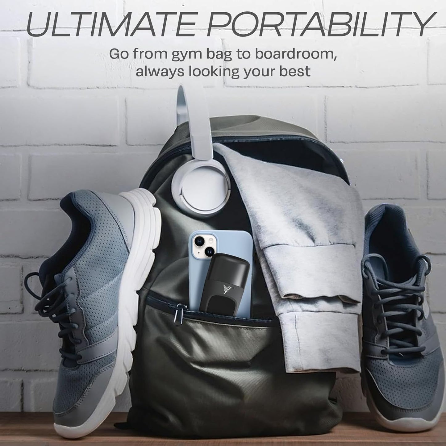 HUMMINGBIRD MK1 Compact Trimmer – Portable Electric Beard & Body Hair Trimmer for Men, Cordless USB-C Rechargeable, Face & Body Groomer, Travel Shaver, Travel Pouch, Great Gifts for Men, Dad, Husband