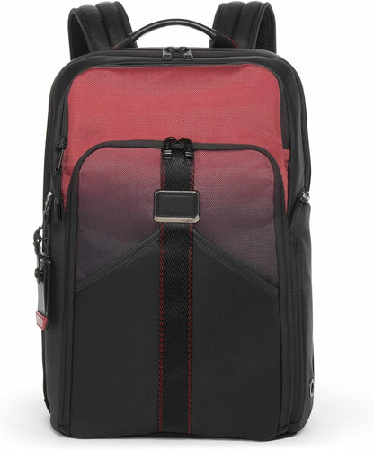 TUMI - Alpha Bravo Pro 17" Backpack - Expandable Travel and Commute Gaming and Tech Bag - Fits up to 17" Laptop - Red Ombre