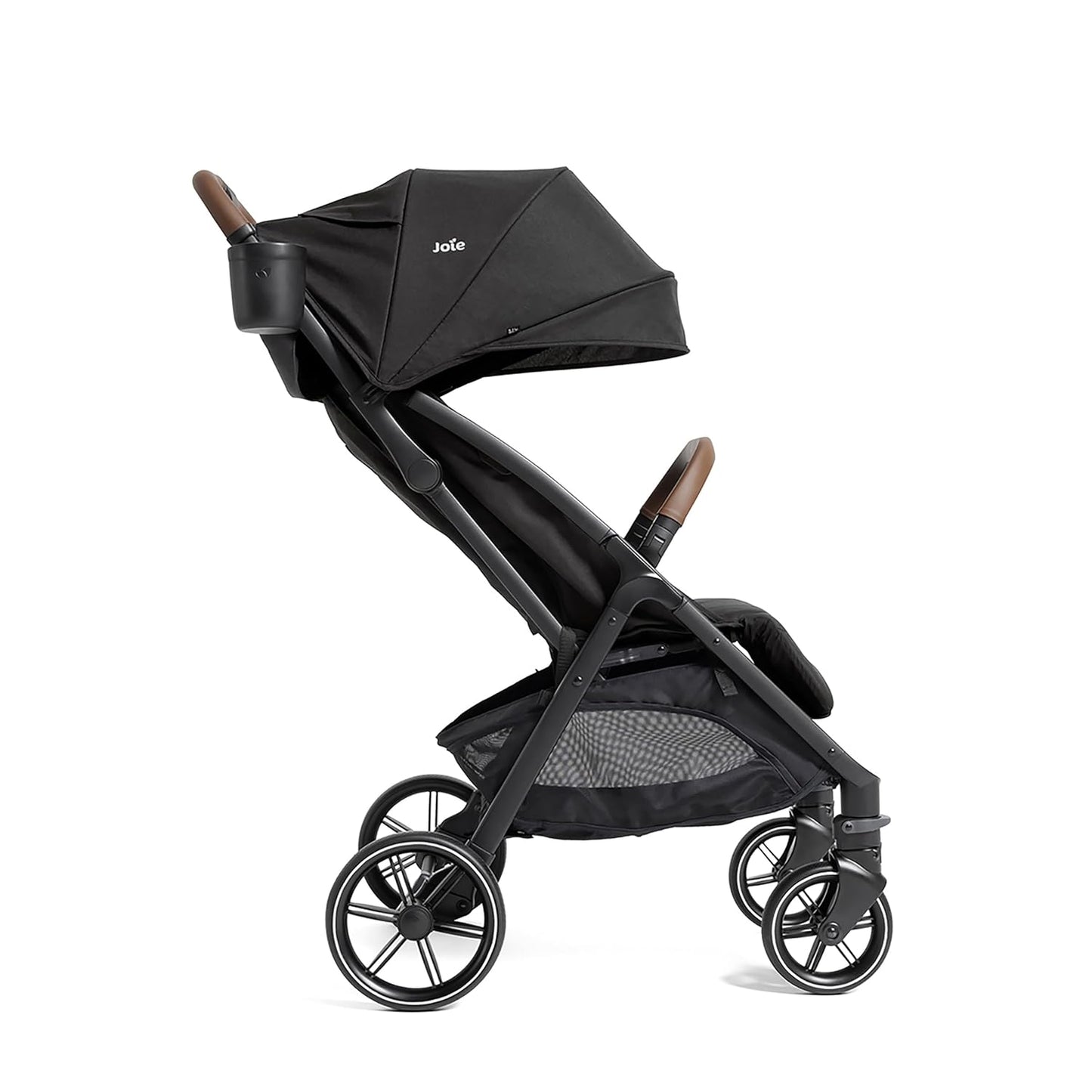 Joie Nutmeg Compact Stroller – Lightweight and Compact Stroller with One-Hand Fold (Shale)