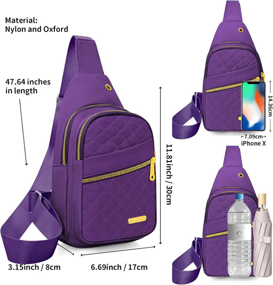 Small Sling Bag For Women Men Casual Crossbody Sling Backpack