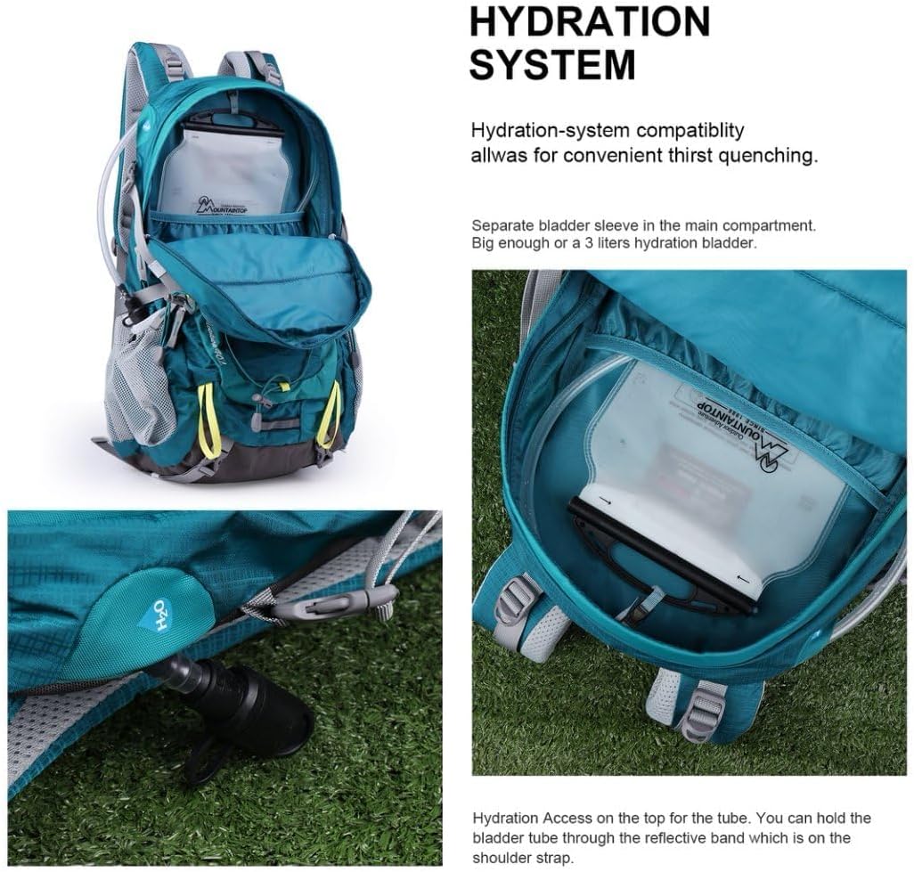 MOUNTAINTOP 25L/40L Hiking Backpack,Lightweight Travel Backpack for Men Women Outdoor Backpacking, Camping