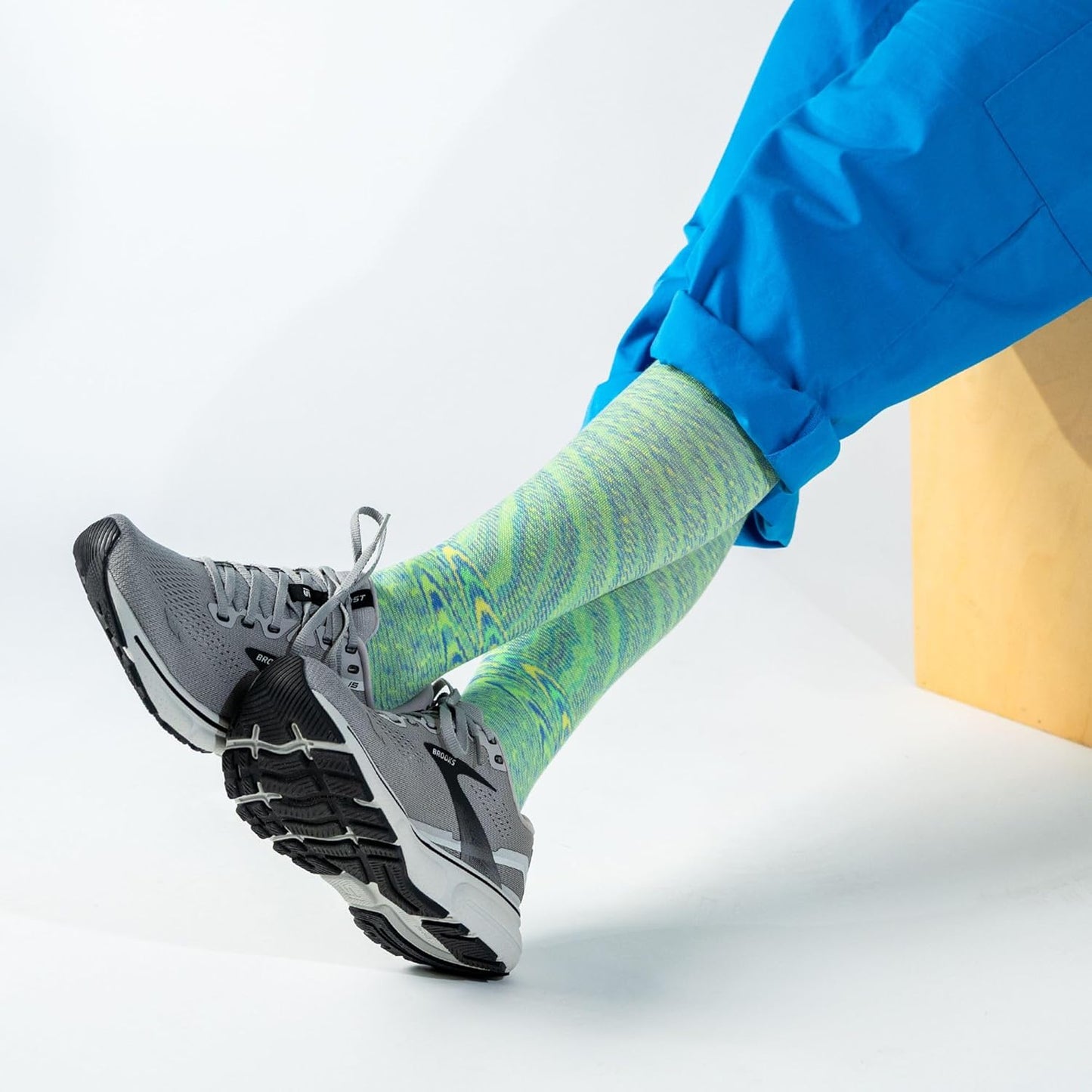 Medical Grade Compression Socks for Men & Women 15-20 mmHg by OrthoSleeve (Nebula, X-Large)