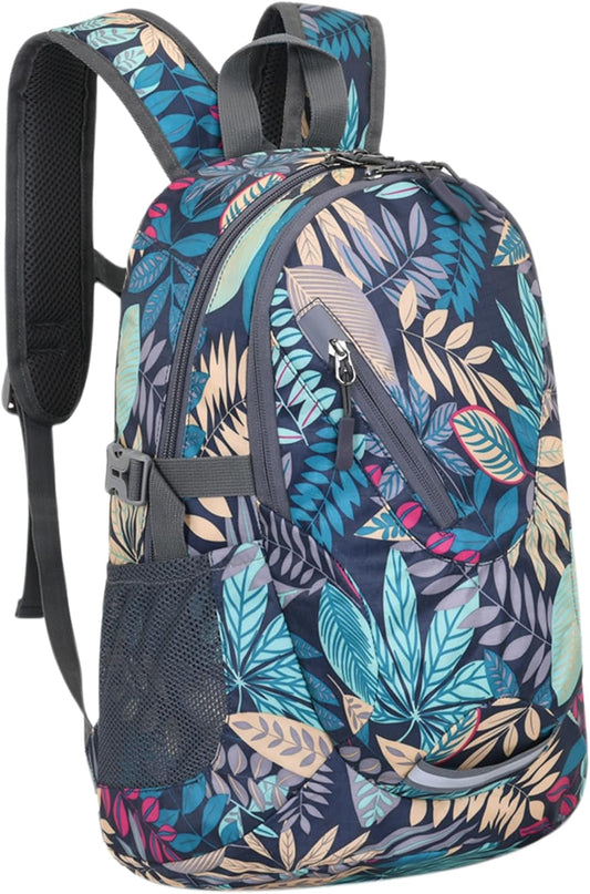 sunhiker Small Cycling Hiking Backpack Water Resistant Travel Backpack Lightweight Daypack M0714 （20-25L） (Leaf)