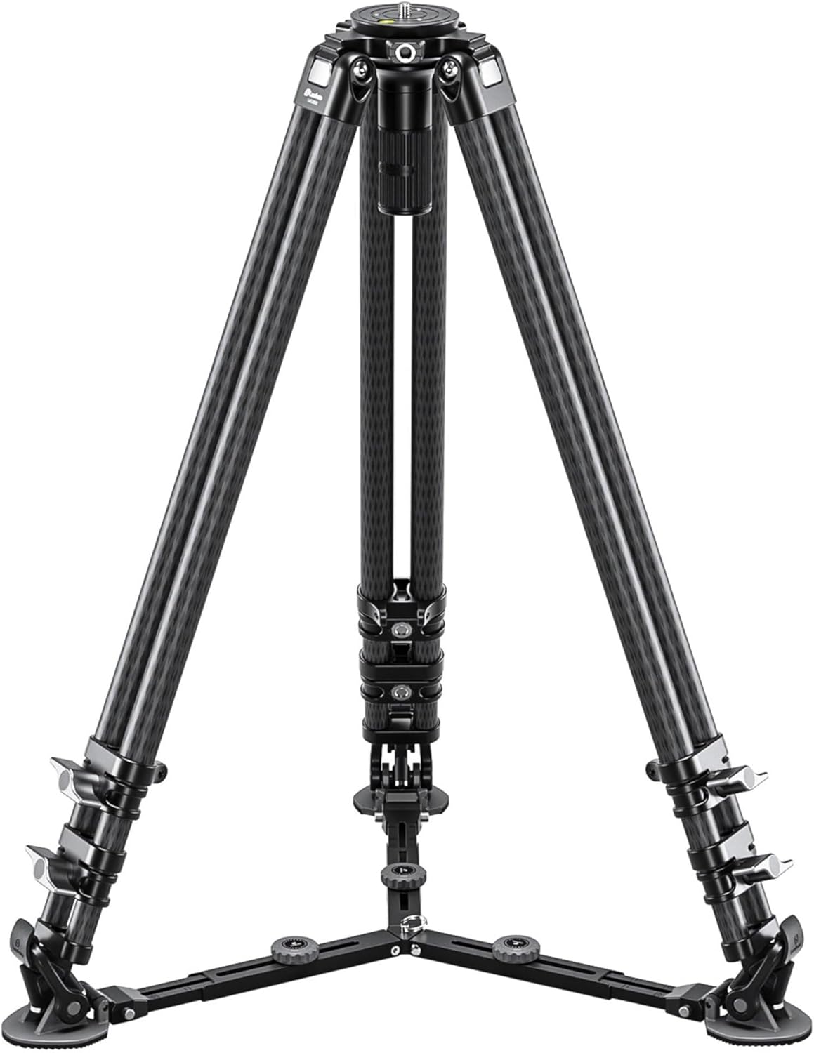 Leofoto LVC-253C+BV-15 King Kong Series Carbon Fiber Dual Leg Video Tripod w Fluid Head & Middle Spreader