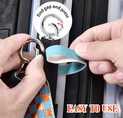 Luggage Tags for Suitcases Travel Accessories: Leather Luggage Tag 3 Pack TSA Approved Airplane Travel Essentials for Women, Bag Tags for Luggage Long Flight Must Haves Travels Gift Airport Essentials