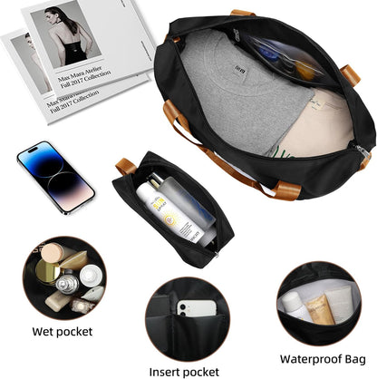 LARVENDER Luggage Sets 5 Piece Hardside Expandable Suitcase with Wheels Lock,Hardside Lightweight Rolling Suitcase for Women and Men,Black