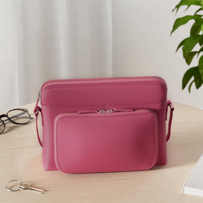 ili New York Genuine Leather Crossbody Bags for Women - Premium RFID Blocking Shoulder Bag Organizer with Adjustable Strap