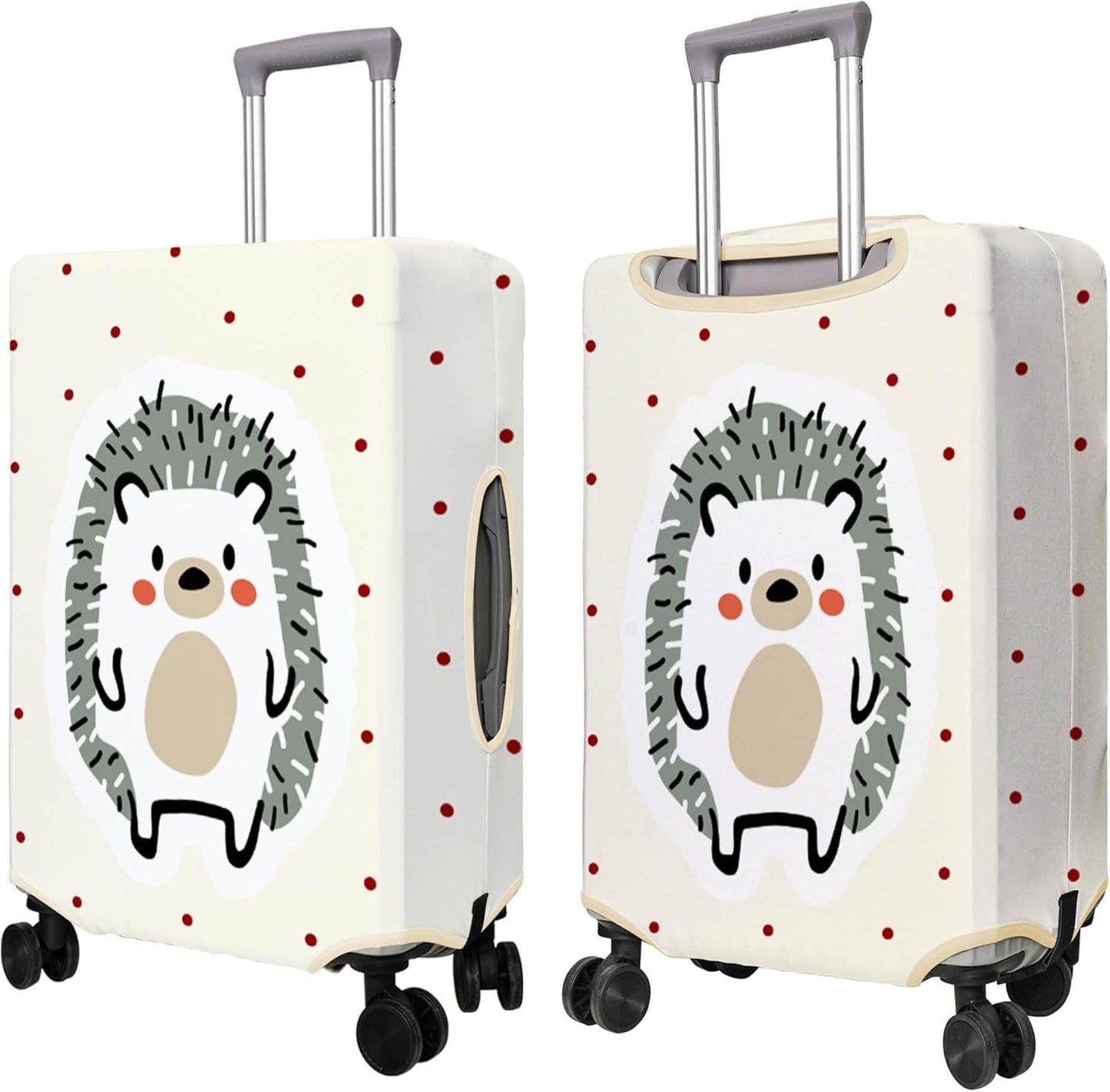 Travel Luggage Cover Suitcase Protector Fits 18-32 Inch Wheel Covers PatternedTravel Related Items Flower Luggage Protector Elastic S