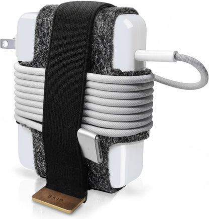 TAIM - Premium Charging Cable Organizer Case | Compact Travel Cord Management Accessories for Apple MacBook Pro, & MacBook Air | Works with Apple USB-C & MagSafe Power Adapters | Size: Large