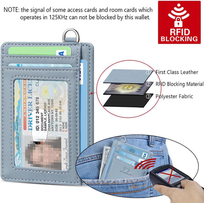 FurArt Slim Minimalist Wallet, Front Pocket Wallets, RFID Blocking, Credit Card Holder for Men & Women