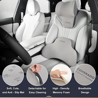 Coverado Lumbar Support and Headrest Pillow - Image 5