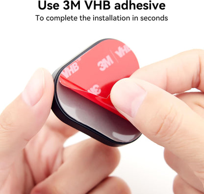 for airtag Mount 2 Pack,airtag Adhesive Sticker Mount,IPX8 Waterproof Air tag Holder,for Apple air Tags Surface case,GPS Tracking Devices for Car Luggage Tag Bike Camera Hidden