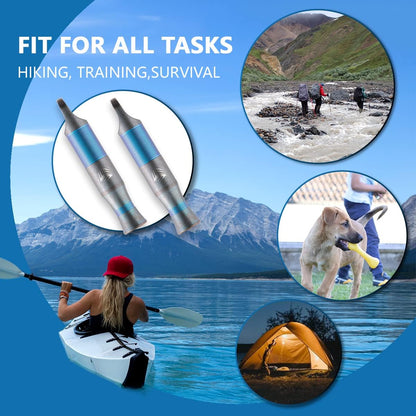 WeKnife Emergency Whistle Survival Loud, Titanium Outdoor Safety Whistle Survival Shrill Loud Blast with Paracord for Kayak, Life Vest, Jacket, Boating, Fishing,Camping, Hiking, Hunting, Coyote