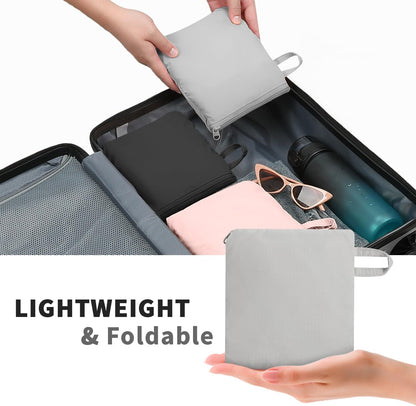 ZOMFELT Hiking Backpack for Women Men, 15L Lightweight Packable Backpack for Trip, Water Resistant Small Travel Backpacks, Foldable daypack for Hiking, Walking, Cycling, Camping, Grey