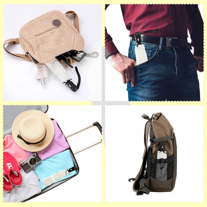 GAOYAING Compact Automatic Travel Umbrella with Case, Mini Small Folding Sun UV, Pocket Purse Umbrella