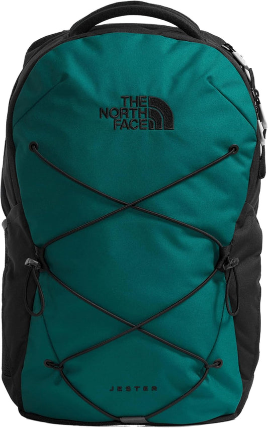 The North Face Jester Everyday Laptop Backpack - PFAS Free, Deep Nori/TNF Black, One Size