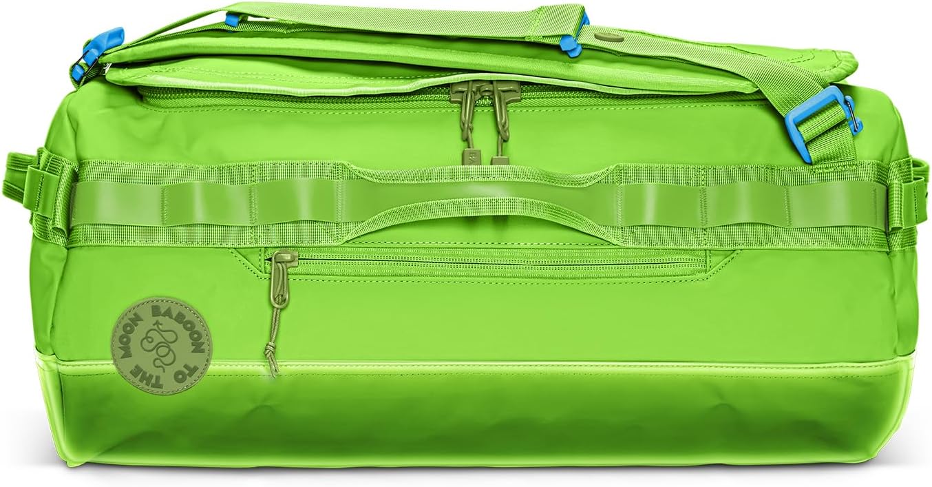 Baboon to the Moon Go-Bag Medium 40L – Detachable Straps, Small Duffle Bag for Travel, Gym Bag for Women, Mens Travel Bag, Duffel Bags for Traveling, Travel Duffel Bags for Women (Lime Breeze)