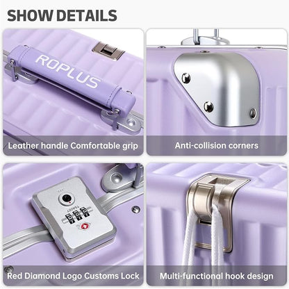 Aluminium Frame Checked-Luggage - Image 5