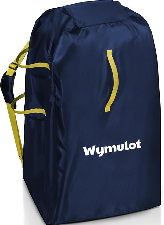 Large Stroller Bag for Airplane, Waterproof Stroller Travel Bag, Gate Check Stroller Bag for Single/Double Stroller Travel Bag with Handle and Drawstring Closure Stroller Cover (Blue)